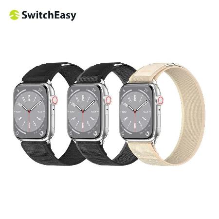 SwitchEasy Flex Apple Watch 環扣魔鬼氈排汗透氣彈性越野錶帶✿80D024